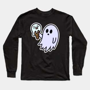 I scream | Ghost eats ice cream Long Sleeve T-Shirt